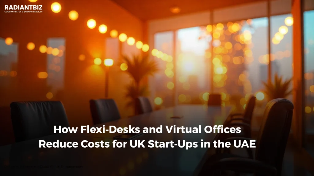 How UK Start-Ups Save on UAE Office Costs with Flexi-Desks & Virtual Offices